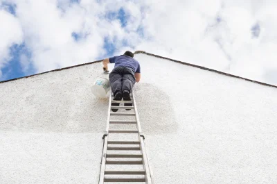 Peinture extérieure au Touvet — façades et ravalement